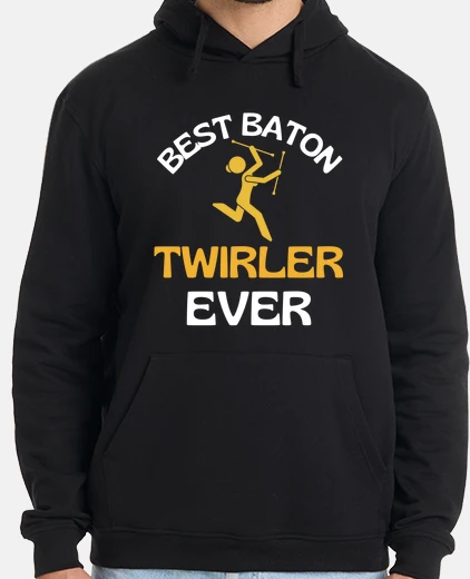 Sudadera mejor atleta giratorio de batuta que ja
