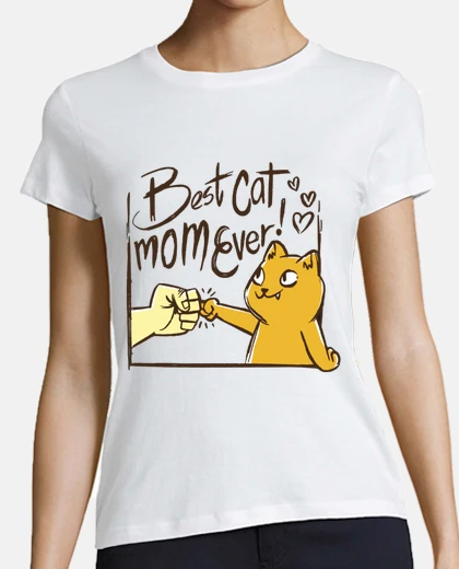 Playera mejor gato mamá nunca, gadgets, colección,