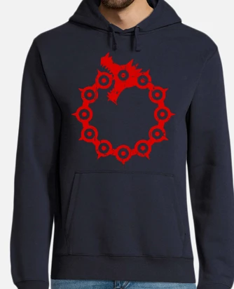 Sudadera meliodas red symbol laTostadora