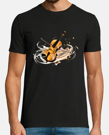 T-shirt melodia del violino