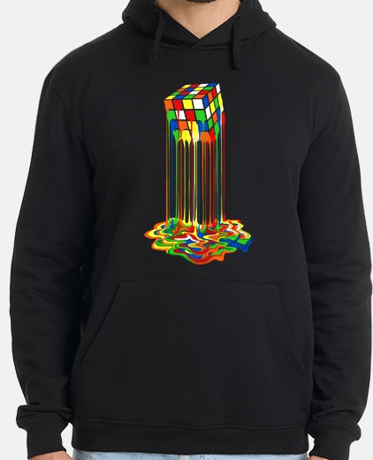 Hoodie melted rubik39s cube