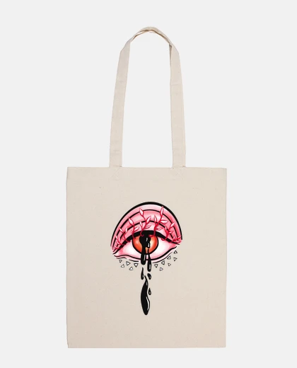 Bag Melting Iris Psychedelic Eye Art