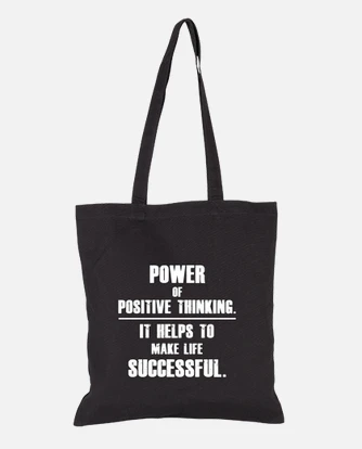Power Of Positive Thinking Tote Bag Power Of Positive Thinking Tote Bag