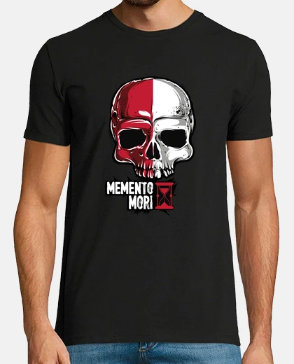Camiseta Memento mori, recuerda que morirás cala