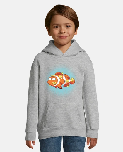 Kids memory fish - boy&#39;s sweatshirt