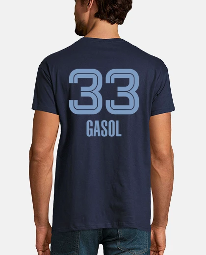 Camiseta Memphis Grizzlies. Pecho y espalda