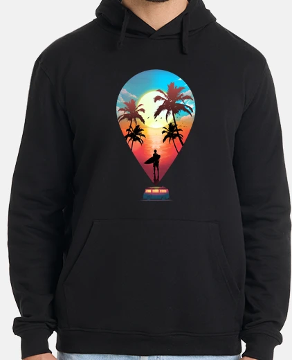 Hoodie Men, hoodie, black