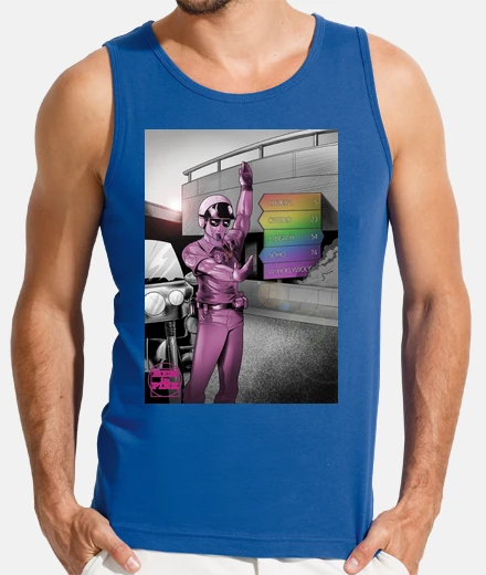 Camiseta MEN IN PINK POLICIA