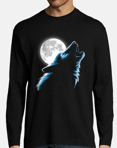 T-shirt Men, long sleeve, black
