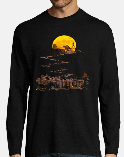 T-shirt Men, long sleeve, black