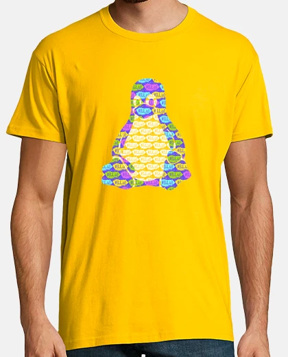 T-shirt Men, short sleeve, lemon yellow, high quality