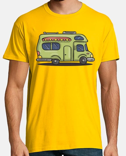 T-shirt Men, short sleeve, mustard yellow, high quality