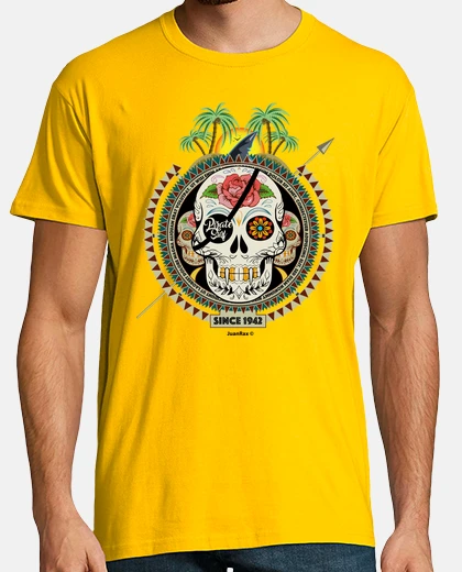 T-shirt Men, short sleeve, mustard yellow, top quality