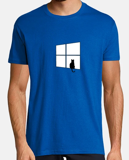 T-shirt Men, short sleeve, royal blue, high quality