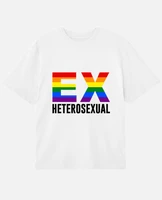 入荷なう heterosexual Ex rainbow tostadora | t-shirt pride lgbt flag トップス