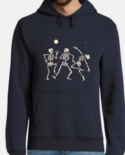 Hoodie men&#39;s hoodie skeletons playing basketball with