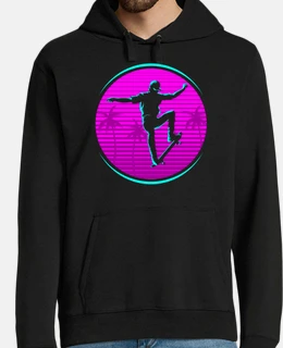 Men, hoodie, black