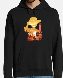 Men, hoodie, black
