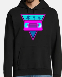 Men, hoodie, black