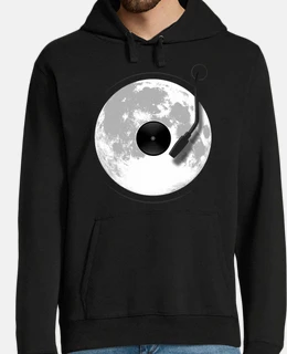 Men, hoodie, black
