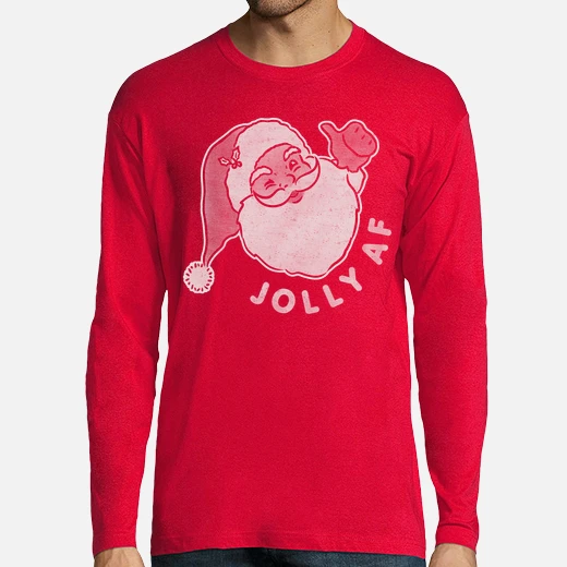 men, long sleeve, red