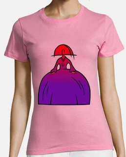 Menina Mujer, manga corta, rosa, calidad premium