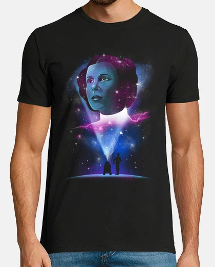 T-shirt mens camicia della principessa galattica