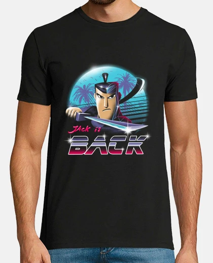 T-shirt mens camicia epico samurai
