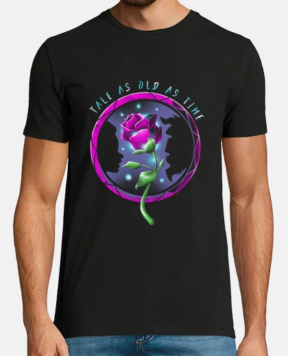 T-shirt mens camicia fiore mistico
