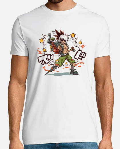 T-shirt mens camicia junk kacchan