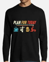 Plan For Today Lineman Beer And Girl Shirt