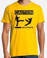 Spartans Caution this is spartan' Baby Organic T-Shirt