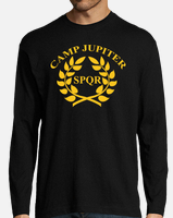 Camiseta Masculina Roxa Percy Jackson Logo Camp Jupter - Loja