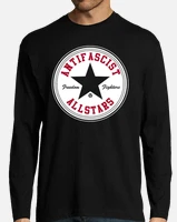Anti fascist cheap allstars t shirt