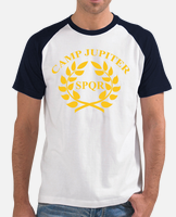 Camiseta Masculina Roxa Percy Jackson Logo Camp Jupter - Loja