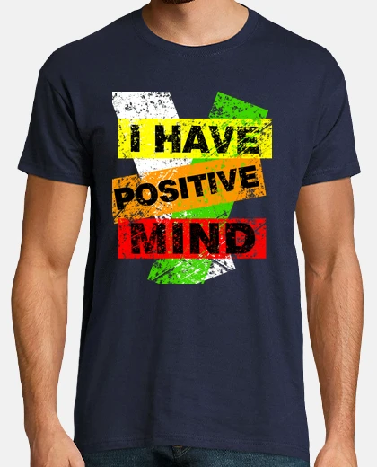 Camiseta Mente Positiva, Frases Motivadoras