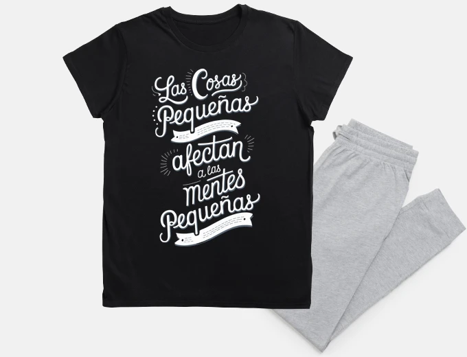 Pijama Mentes Pequeñas Frase Sarcastica