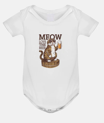 Kids Meow Love The Beer
