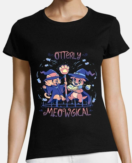 T-shirt meowgical lontra - camicia da donna