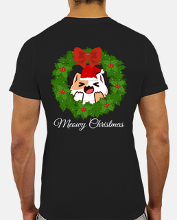 meowy christmas with back design