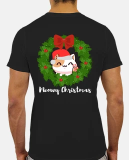 meowy christmas with front and back design