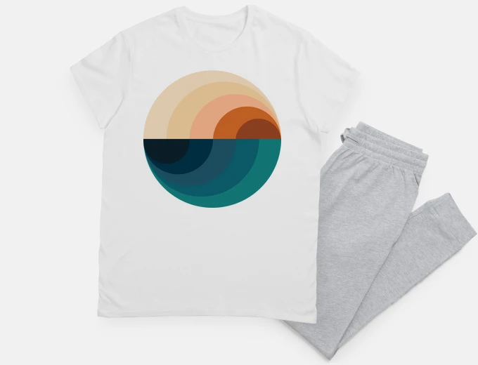 Pyjama mer et montagne