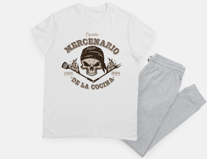 Pajama mercenary chef sepia