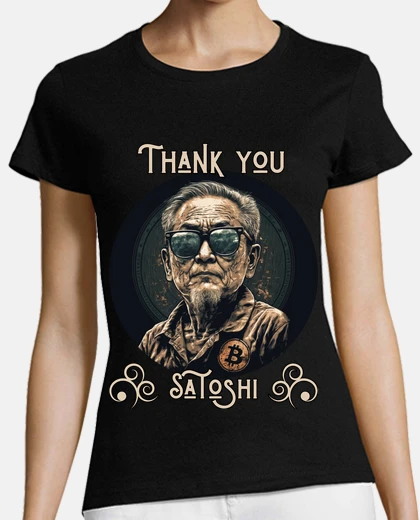 Tee-shirt merci satoshi nakamoto