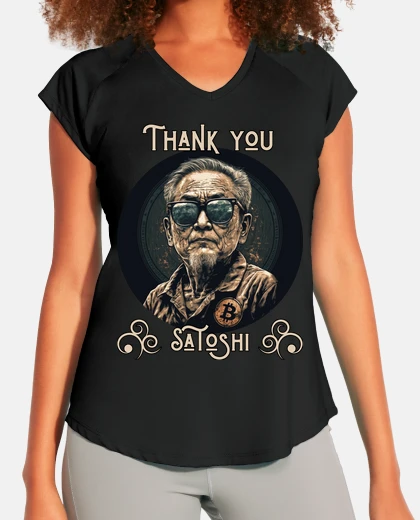 Tee-shirt merci satoshi nakamoto