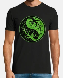 mère nature yin et yang arbre de vie artistique