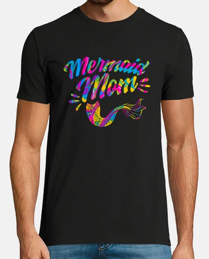 T-shirt mermaid mom shirt mermaid mama birthday baby shower mothers day mermaid life mer mom gift for women