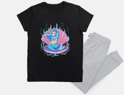 mermaid in a scallop shell