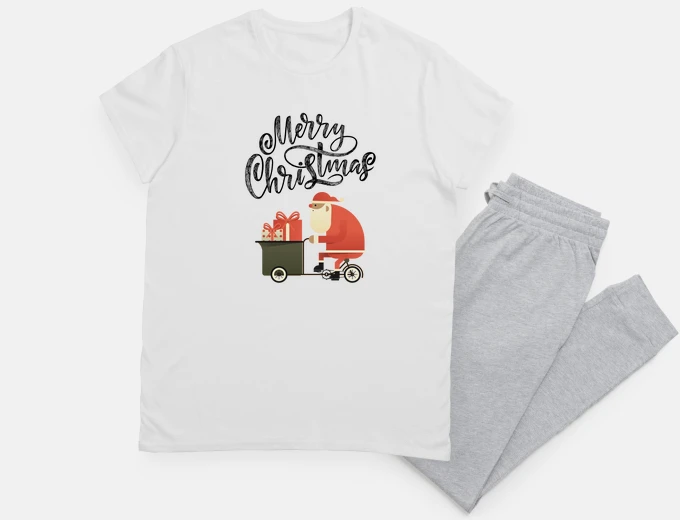 Pyjama merry christmas santa claus
