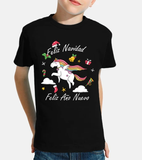 Kids merry christmas unicorn